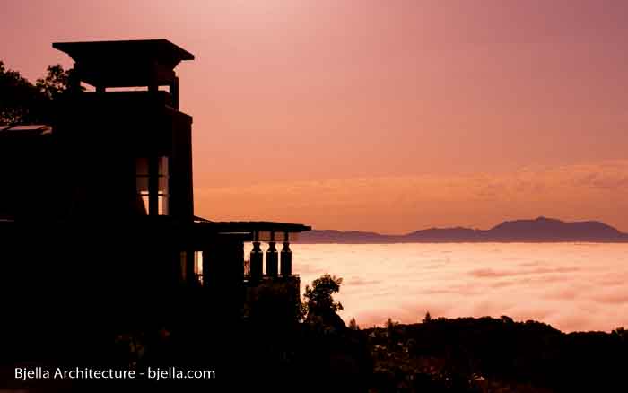 Concept rendering of a winery tower house on a vineyard